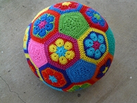 Crochetbug African Flower Ball